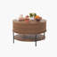 Table basse à plateau relevable Farmhouse Brown