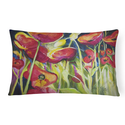 Coussin intérieur/extérieur rouge