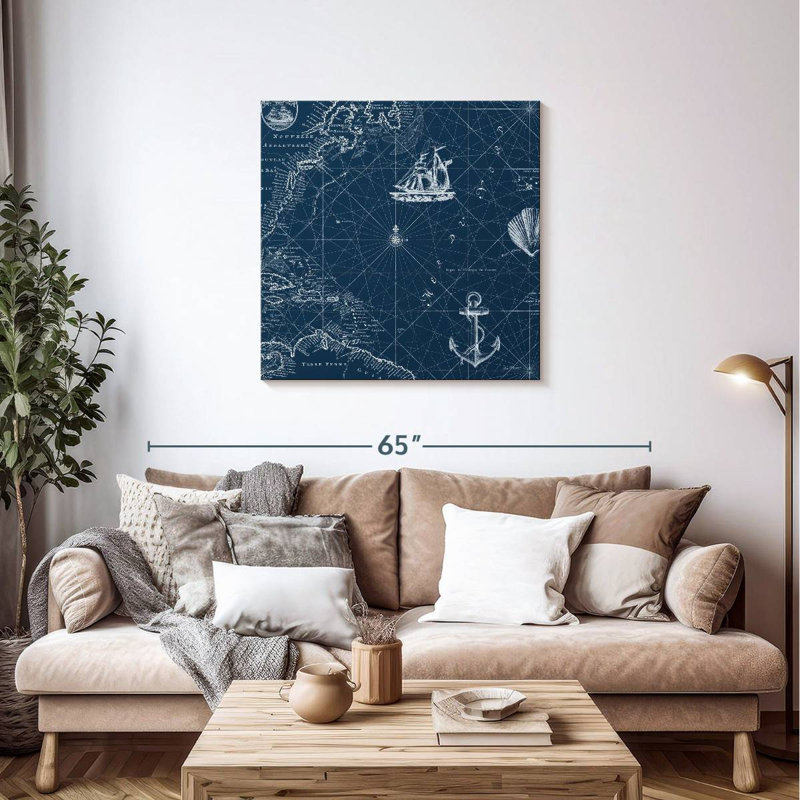 Aletra Nautical Blues, 36" H x 36" W