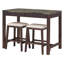Ensemble de table de salle à manger 3 pièces pour 2-117983245
