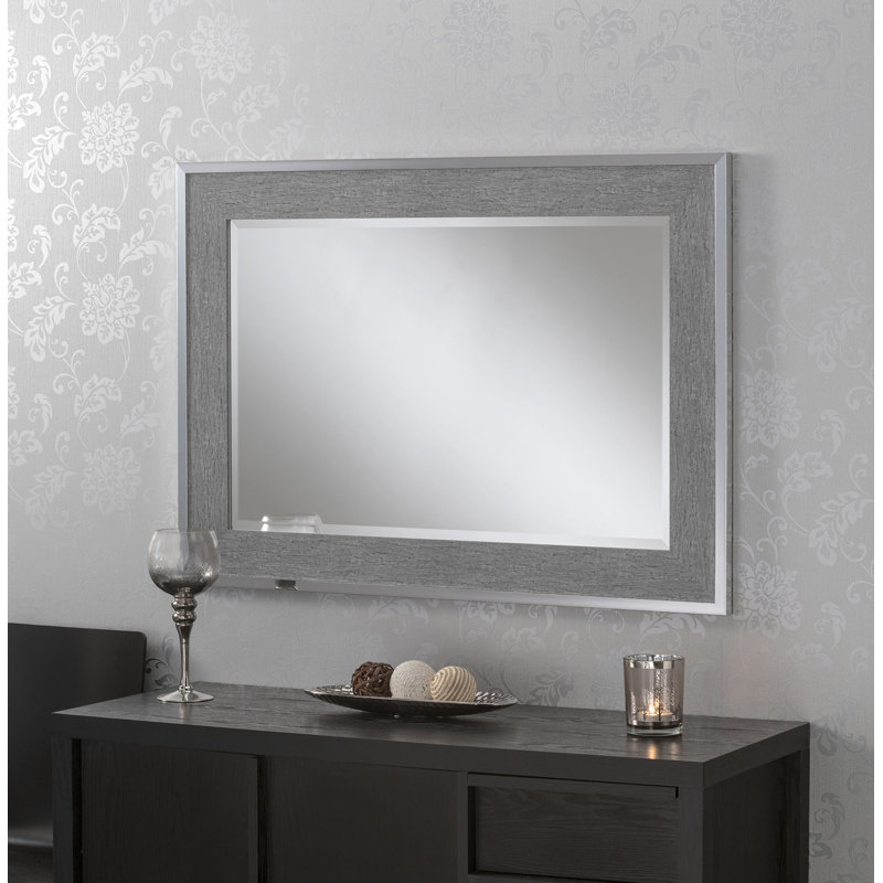 Swiftsure Flat Wall Mirror, 96cm H x 70cm W