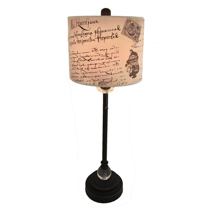 Ramel Crystal Buffet Lamp, Bronze