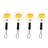 Portable Pickleball Net Set with Carry Bag and 4 Pickleball Paddles