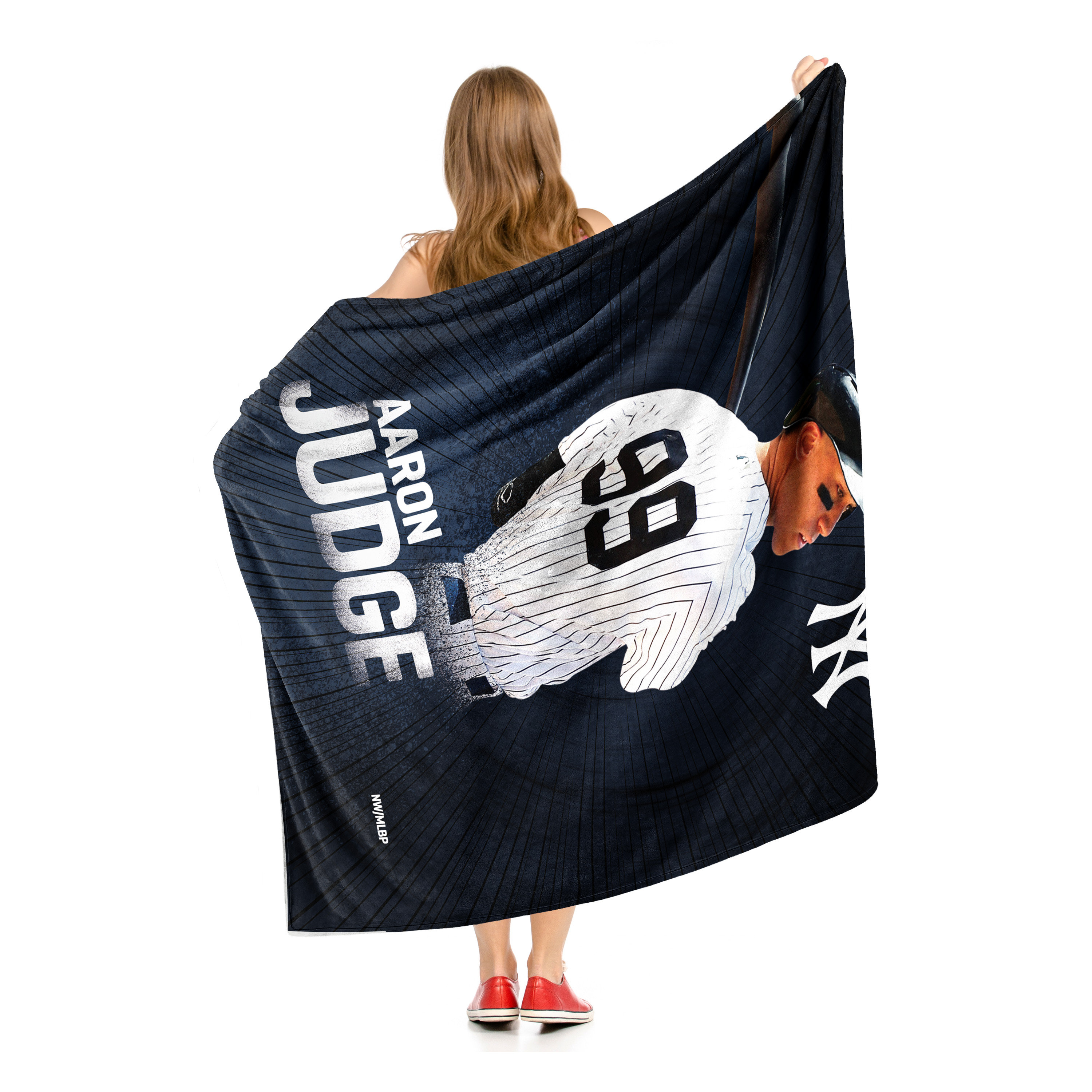 50x60 MLB New York Yankees Aaron Judge Silk Touch Throw Blanket