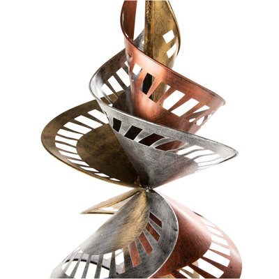 Ventilateur en spirale en métal antique