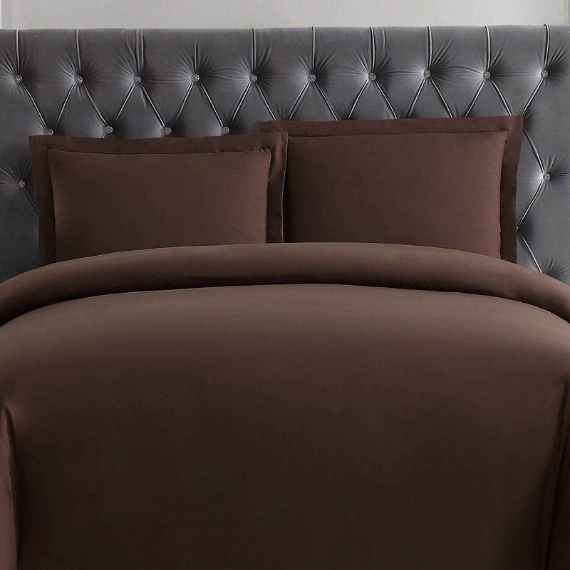 Ensemble de housse de couette Everyday, Housse de couette pour très grand lit et 2 très, Rougir