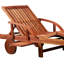 Calarco 195.5cm Long Reclining Acacia Single Chaise