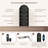 Split King Zero Gravity Adjustable Bed With 12" Memory Foam Mattress, Wireless Remote,Anti Snore Preset