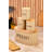 Stylish 4-Piece Metal Storage Box Set, Brown | Includes 1 Bread Box (11.8 x 7.5 x 5.9 in) & 3 Small Boxes (3.9 x 4.3 x 3.9 in) | Durable 100% Metal with Wooden Lids | Perfect for Kitchen Organization & Space Saving-432482098