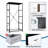4 Drawer Dresser for Bedroom, Narrow Chest of Drawers, Wooden Top and Study Iron Frame 18"x37.5"-(WxH)