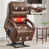 Brown Faux Leather selected