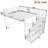 Riott Metal Loft Bed with Storage Stairs, Wardrobe, USB Ports & LED Lighting-122581926-122581927