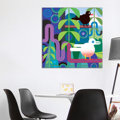 Jungle 1 Piece Wrapped Canvas Wall Art