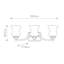 Redmon 3 - Light Vanity Light