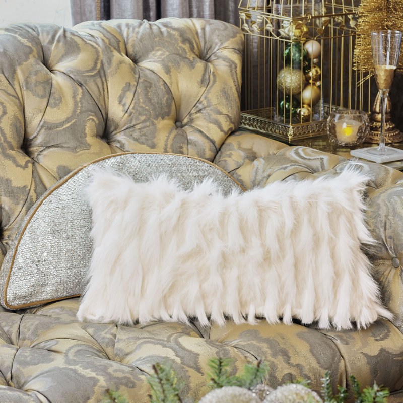 Holiday Glam Demilune Pillow Cover & Insert