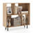 Open Shelf Bookcase With 4 Compartments-755854286