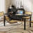 Minimalist solid wood dining table-110603708