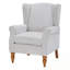 Ensemble de fauteuil et table basse avec pieds en bois robustes-1380888235