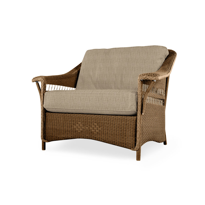 Nantucket Outdoor Lounge Chair, Decorline Natural, Bark