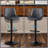 Adjustable Height Swivel Barstools With Ergonomic Backrest(Set of 2)-1318487765