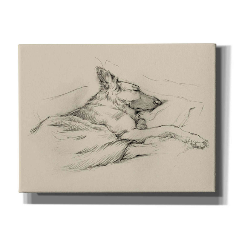Toile rouge «Red Days» par Ethan Harper, H 12 po x l 16 po x P 0,75 po