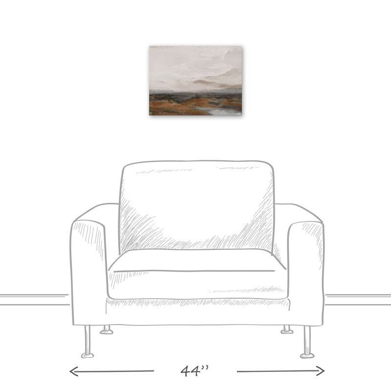 Rouille rouillée, reproduction sur toile, H 12 po x l 16 po x P 1,25 po, Sans cadre