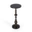 Darien Round Pedestal 10"W Side Table-1587014951