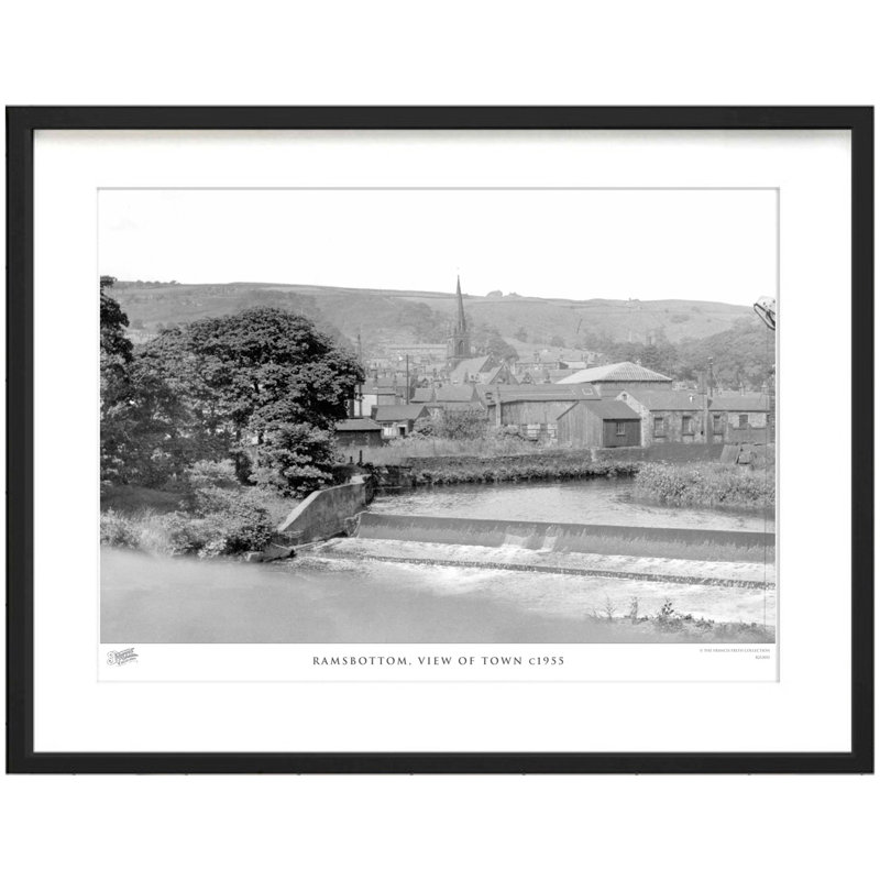 Ramsbottom, View Of Town C1955 by Francis Frith - Single Picture Frame Print, 60cm H x 80cm W x 2.3cm D