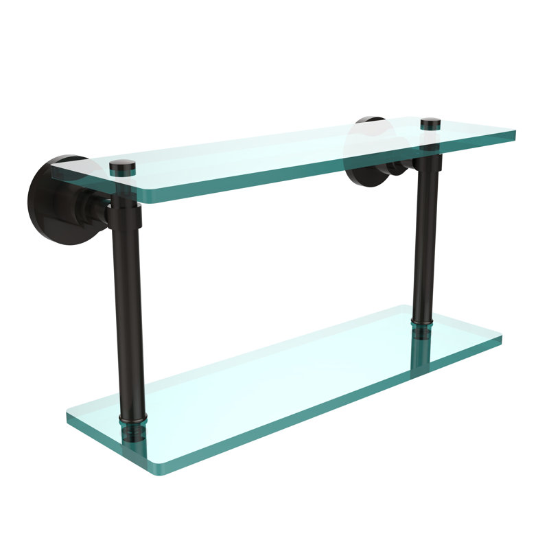Arviso 2 Piece Tiered Shelf, 22", Oil Rubbed Bronze