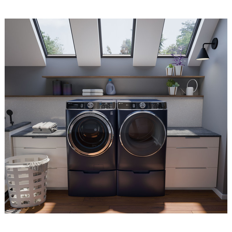 GE Profile 5.3 Cu Ft Capacity Smart Front Load Energy Star Washer With Ultrafresh Vent System+ With Odorblock