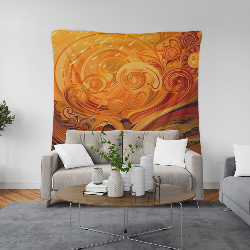 Tapisserie murale, H 88 po x l 104 po x P 1,2 po