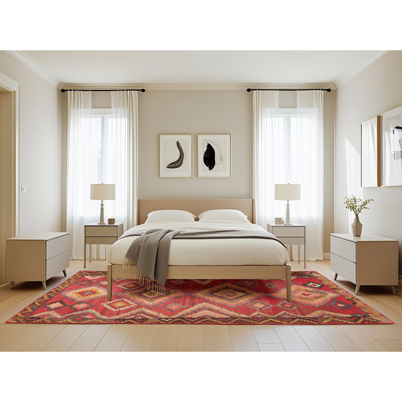 Wyrick Southwestern Indoor Rug, Rectangle 5' x 8'