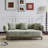 Clintin 82" Boucle Upholstered Rubberwood Sofa With Curved Round Arm-111531998