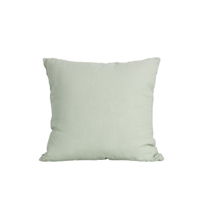 100% French Linen Knife Edge Accent Throw Pillow