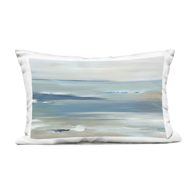 Coussin d'extérieur imprimé océan Oceas