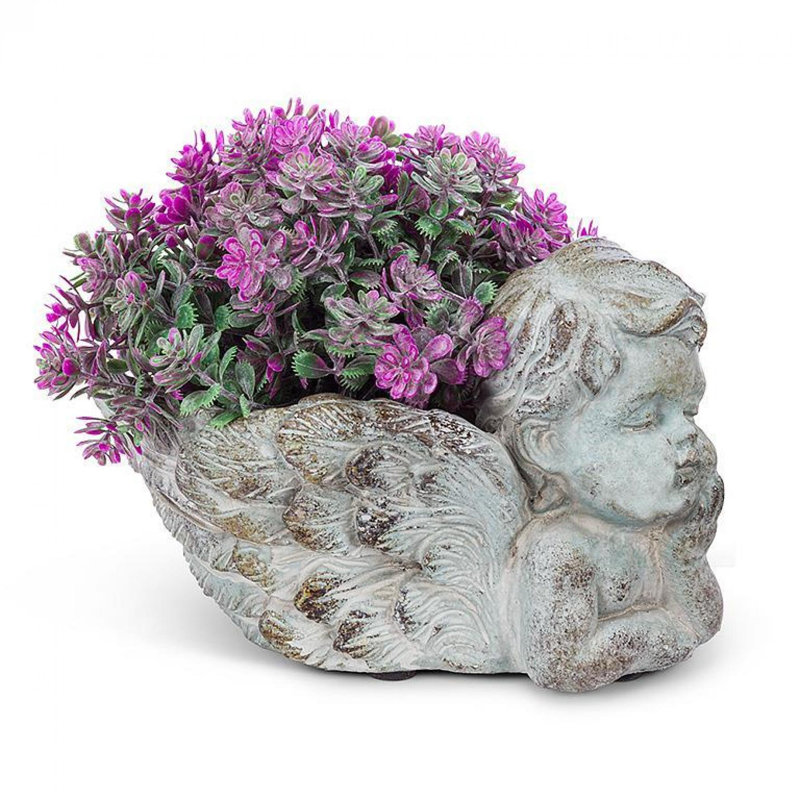 Pot à fleurs au repos