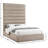 Adam Linen Textured Fabric Bed-1624041047-1624041064