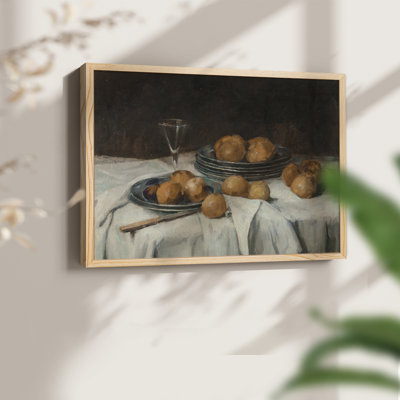 Vintage Floral-CI -Framed Print - Restickable