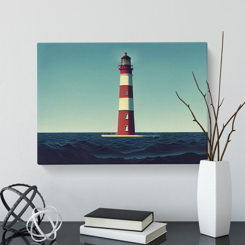 Stupendous Lighthouse - Wrapped Canvas, 40cm H x 60cm W x 3cm D