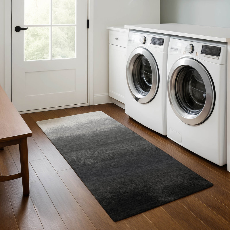 Premium Machine Washable Ariel Ombre Rug, Runner 2'3" x 7'6"