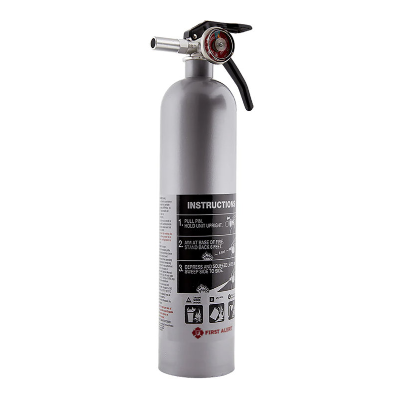 First Alert® DHOME1 Rechargeable UL Rated 1-A:10-B:C Home Fire Extinguisher