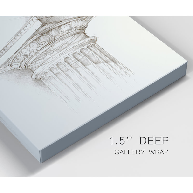 " Column Schematic I ", 10" H x 10" W x 1.5" D