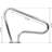 Pool Handrail 39"X 32" Swimming Pool Rail 304 Stainless Steel 250LBS Load Capacity Rustproof Pool Handrail