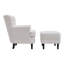 Epp Velvet Armchair with Footstool-1691737902