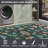 Floral Machine Washable Rug with Non-Slip Backing, Soft Thin Low Pile Non Shedding Floor Carpet, Indoor Foldable Printed Accent Mat for Living Room/Nursery/Bedroom-403651625