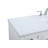 Cooper 54 " W Free Standing Wall Mounted 1 Single Vanity Bathroom Vanity With Engineered Marble Top-93548984