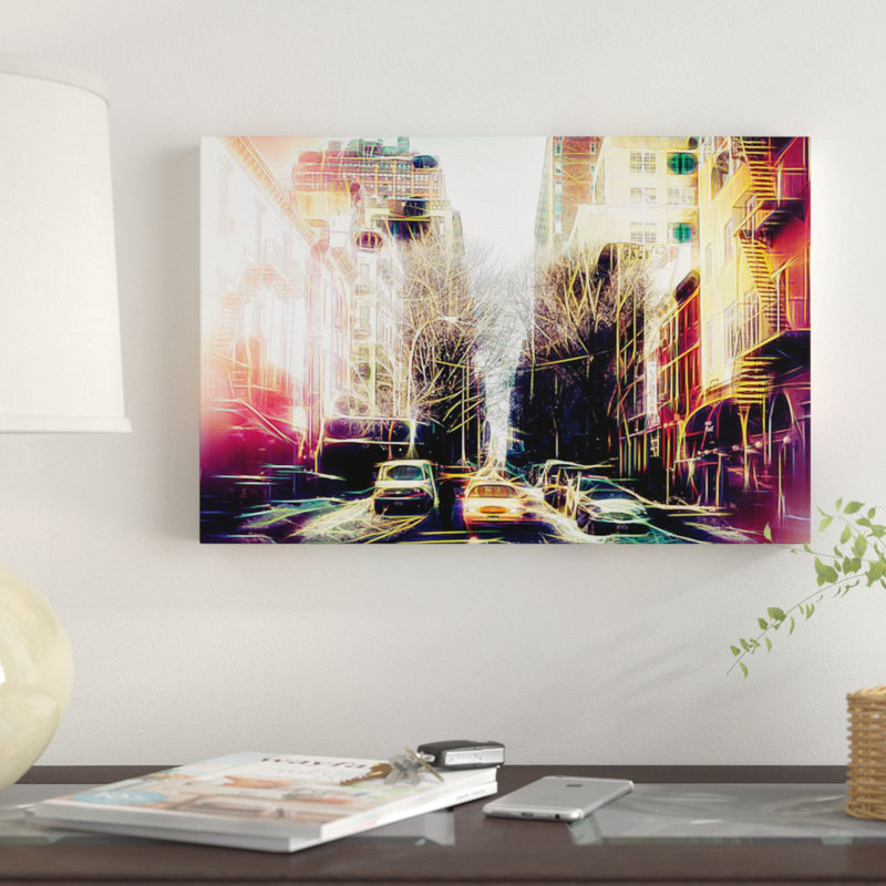 «Yellow Reflections» par Philippe Hugonnard, impression sur toile tendue sur châssis, H 16 po x l 24 po x P 1 po, Blanc