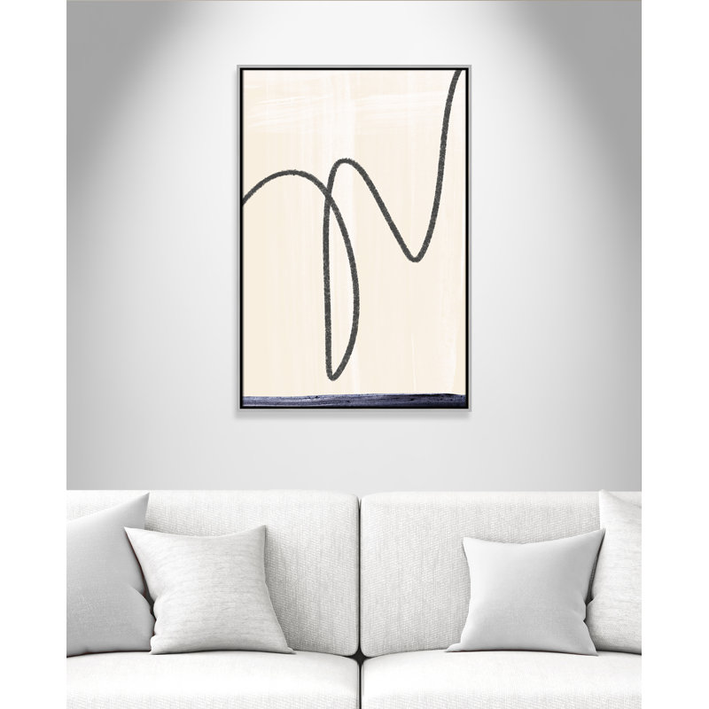 «Flottant» - «Floater Frame», reproduction d'art sur toile, Toile argentée, H 37,5 po x l 25,5 po x P 2 po