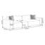 Coussin de canapé modulaire en similicuir blanc-1433559347-1433559356-1433559359