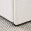 Grand lit plateforme tapissier Livcle Ivory Boucle